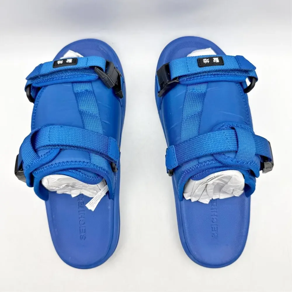 Seichi Mens Yoroi V2 Slide Sandals SIZE 11 EU 44 Cobalt Blue NIB